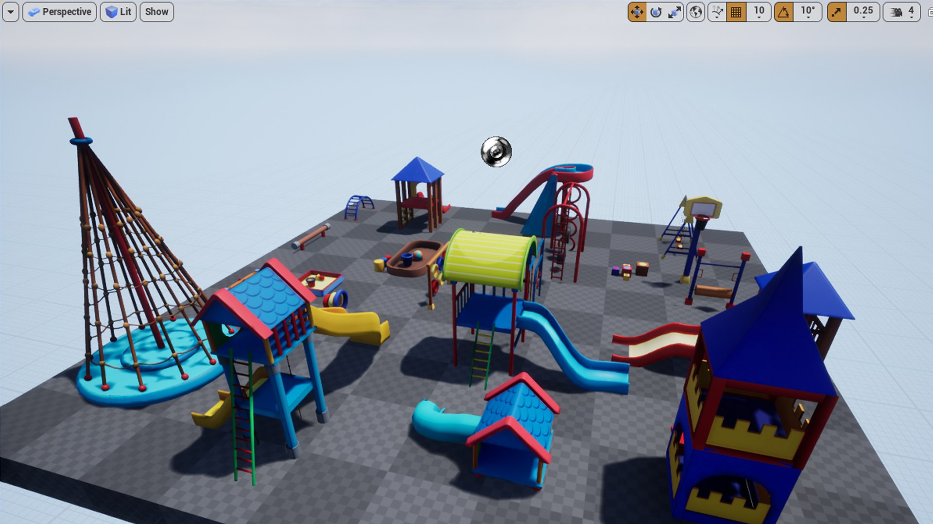 Playground Kid 3D - TurboSquid 2136105