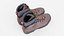 Paio di scarponi da trekking scarpe calzature outdoor