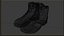 Paio di scarponi da trekking scarpe calzature outdoor
