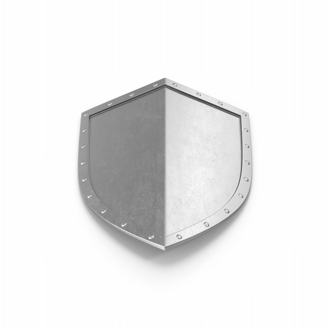 3D Steel Shield - TurboSquid 2168477