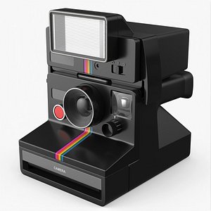 Retro Instant Film Camera Black