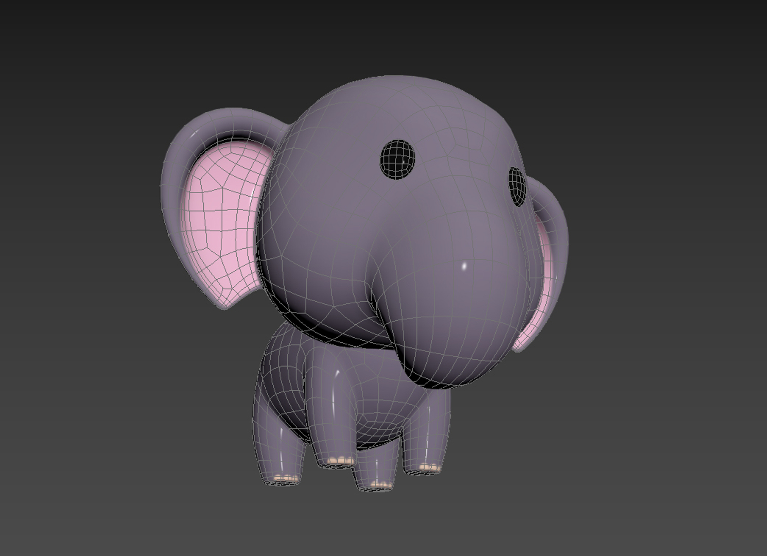 character052大象3d模型