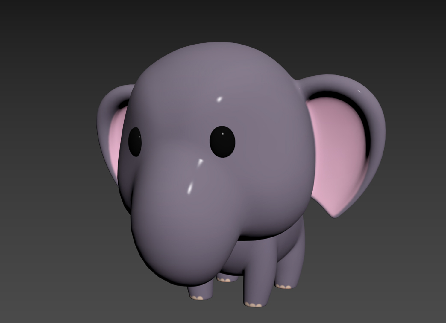 character052大象3d模型