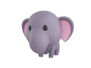 elephant character 3D model