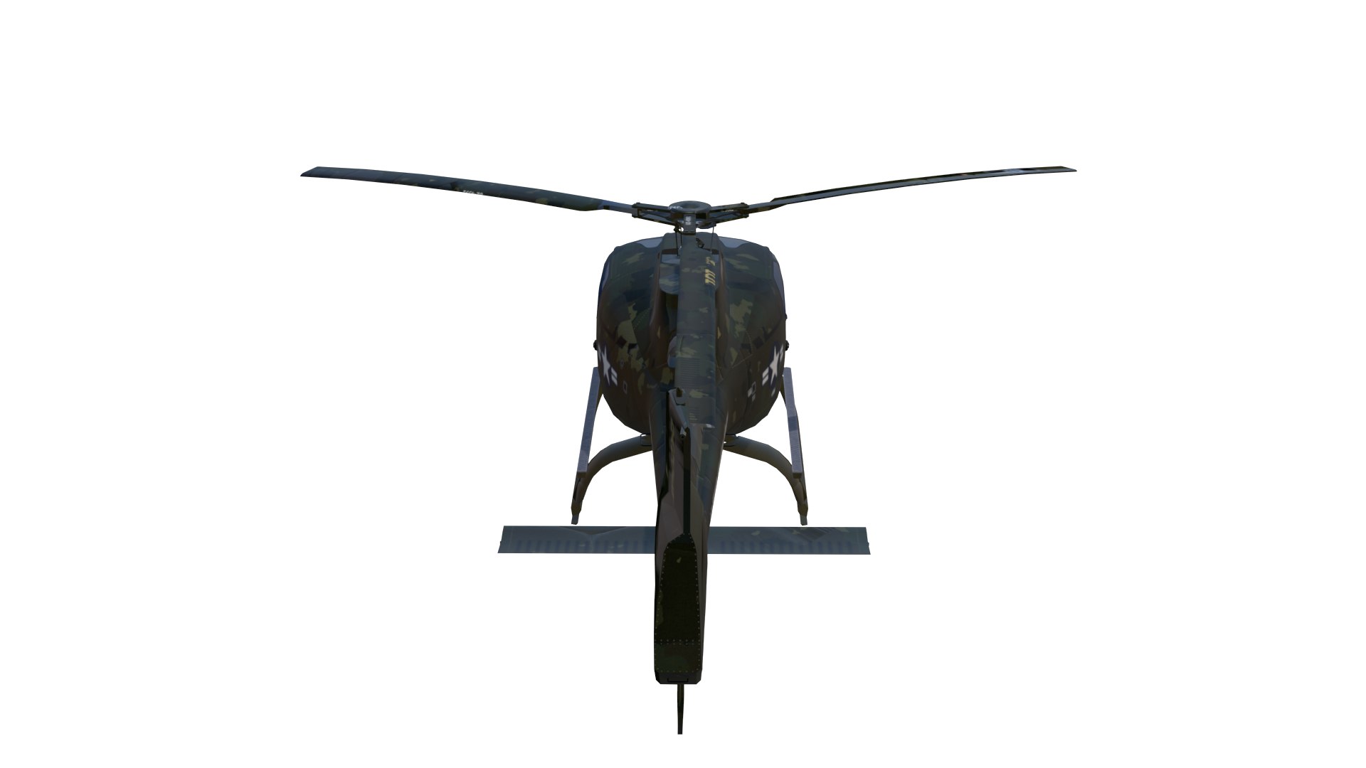 Military Helicopter 3D Model - TurboSquid 2376477