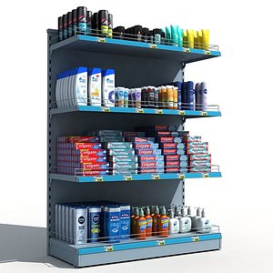 Supermarket Shelves Personal Hygiene