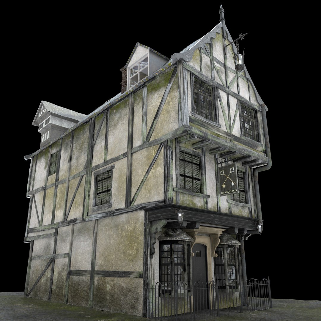 Tudor House 3D - TurboSquid 1877347