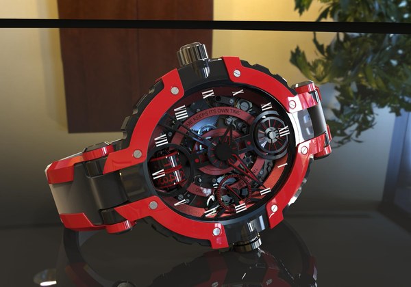 watch 3D model