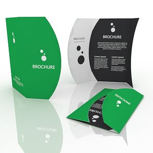 3D booklet brochure