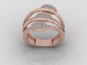 3D ring stl render print model