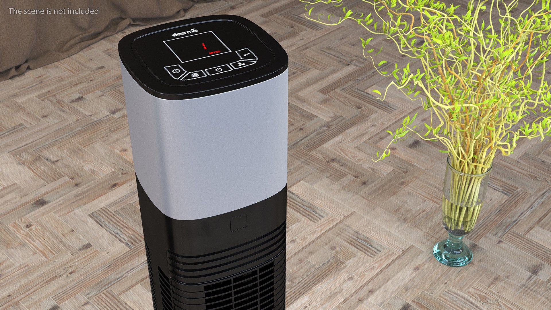 3D Tower Fan Deerma DEM FD120W Black model - TurboSquid 2146174