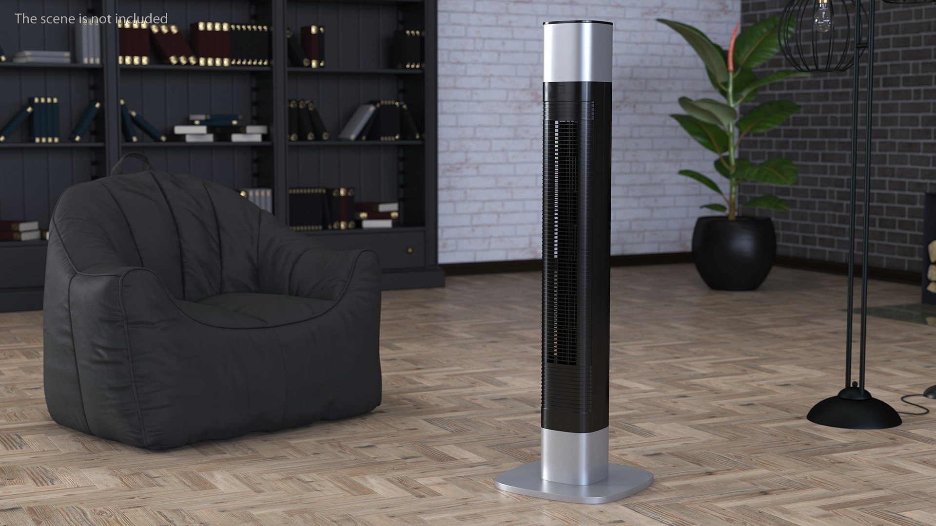 3D Tower Fan Deerma DEM FD120W Black model - TurboSquid 2146174