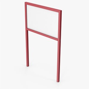 Red Advertising Board