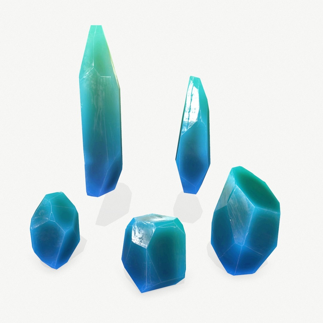 Crystal Set 3D Model - TurboSquid 2284620