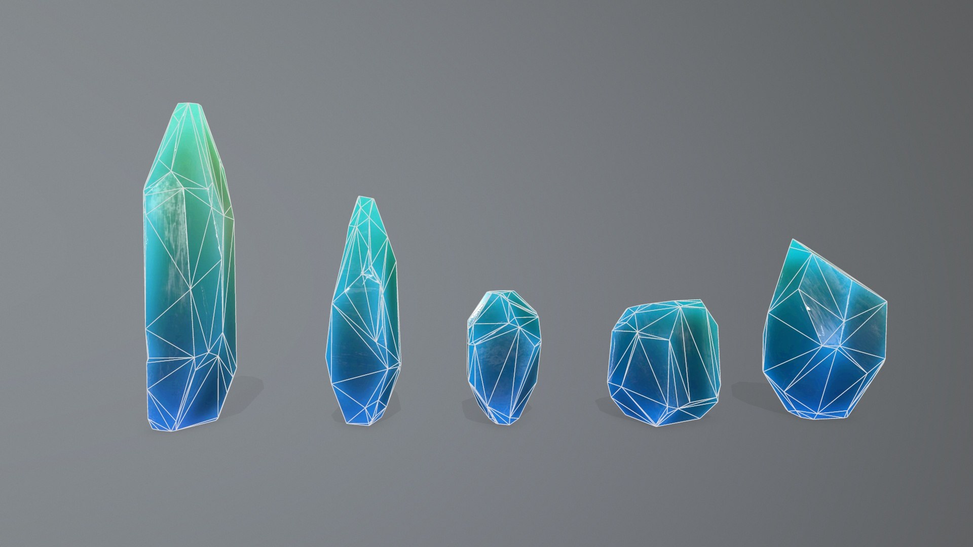 Crystal Set 3D Model - TurboSquid 2284620
