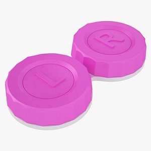 3D Contact Lens Case 03 model