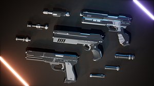 Futuristic Pistol Pack