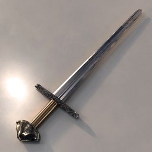 fantasy sword 3d fbx