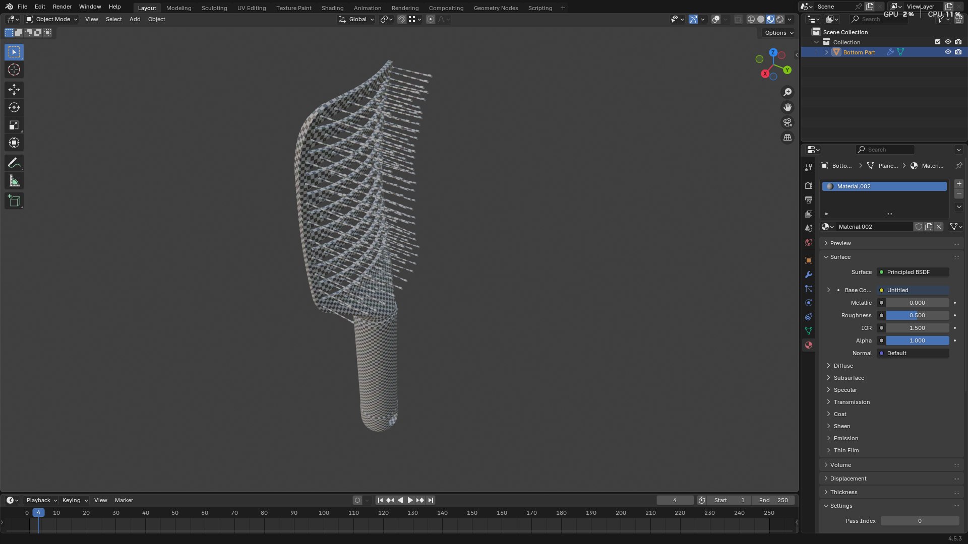 Hair Comb 05 3D model https://p.turbosquid.com/ts-thumb/w1/IbjGO4/0h/screenshot20250930173016/png/1759233612/1920x1080/fit_q87/288d62e22b429aa5c430f4fc2a0ea6b33383512c/screenshot20250930173016.jpg