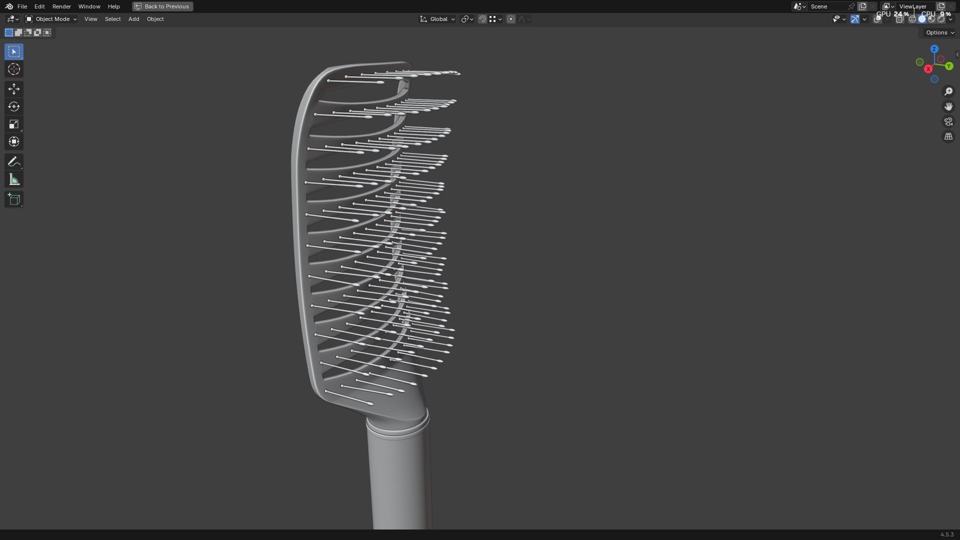 Hair Comb 05 3D model https://p.turbosquid.com/ts-thumb/w1/IbjGO4/ro/screenshot20250930172609/png/1759233596/1920x1080/fit_q87/d5257455ccfd014299d9107945683ec9f464d286/screenshot20250930172609.jpg