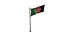 Pole Flag Afganistan
