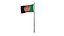 Pole Flag Afganistan