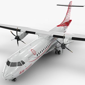 ATR 72 AIR TAHITI L2009 3D model
