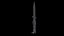 Jogo de faca pronto Low Poly PBR Modelo 3D