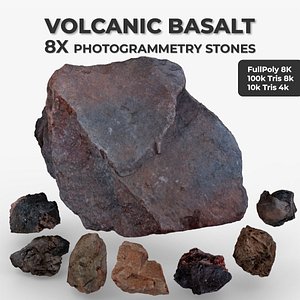 3D Stones - Volcanic Basalt model