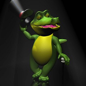 Cartoon Crocodile RIGGED