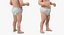 모피 3D 모델 서 아시아 아기