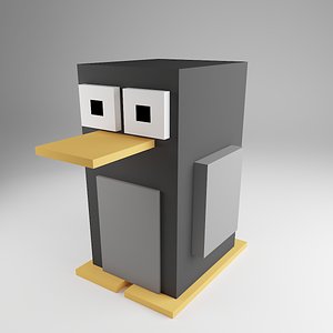 LOW POLY PENGUIN 3D model