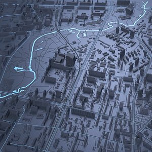 district town 3D model