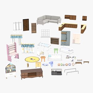 Furniture Bundle 3D model