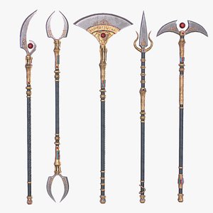 Anubis weapon collection 3D model