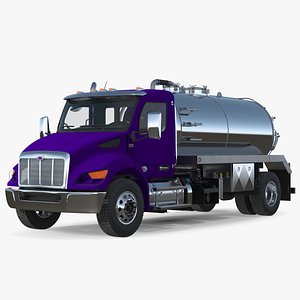 Violet Vacuum Truck