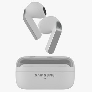 Samsung Galaxy Buds 4 White 3D model