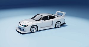 LB-Super Silhouette S15 SILVIA RIGGED  UE5 READY