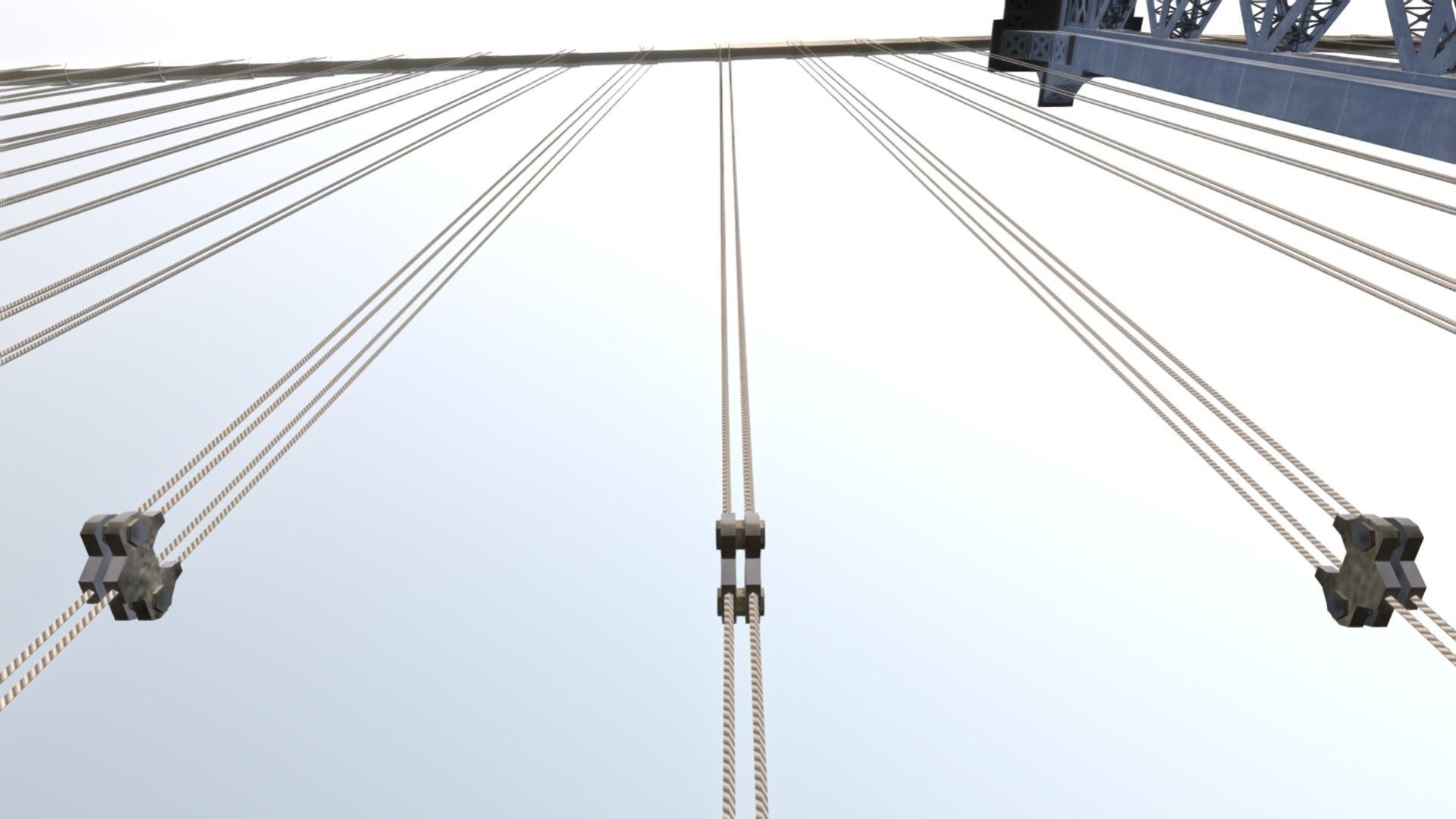 3D Manhattan Bridge - TurboSquid 2243361