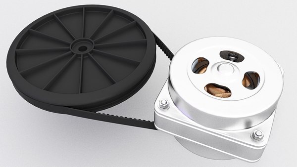 3D electric motor model