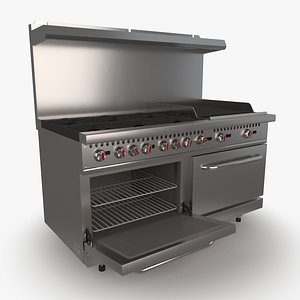 Commerical Stainless Steel Kitchen Range