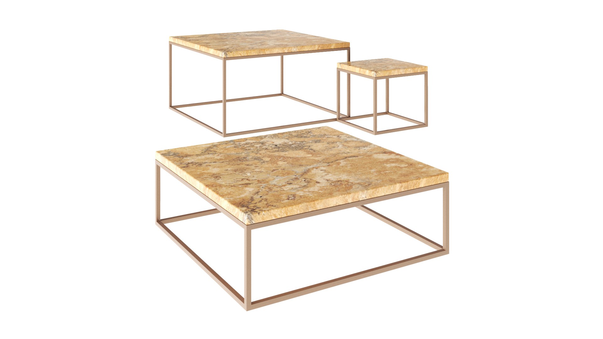 3D Dau By Sistema Midi Table Model - TurboSquid 2114871