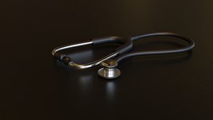 stethoscope 3D model