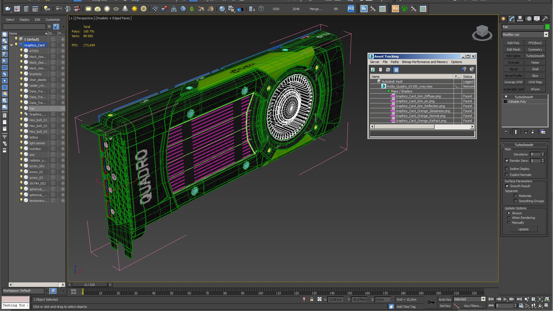 3D Nvidia Quadro Gv100 - TurboSquid 1452811