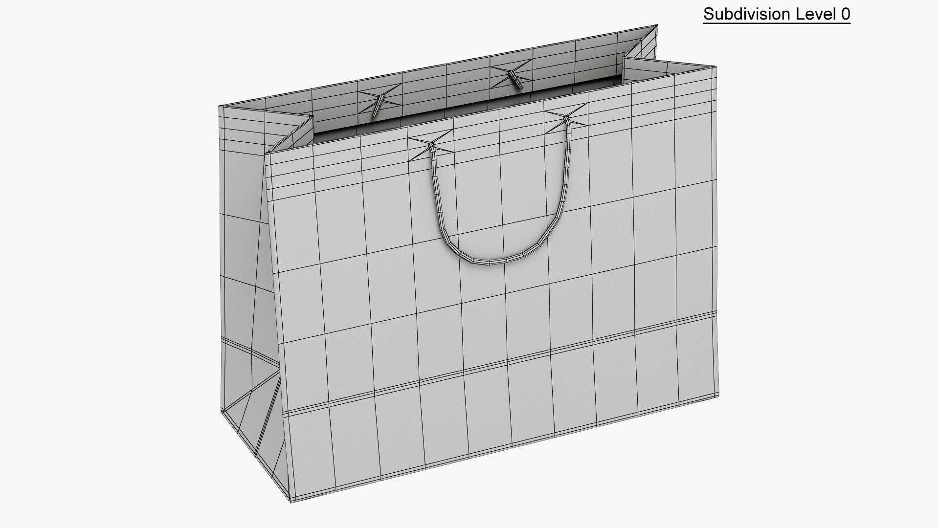 3D paper bag model - TurboSquid 1657738