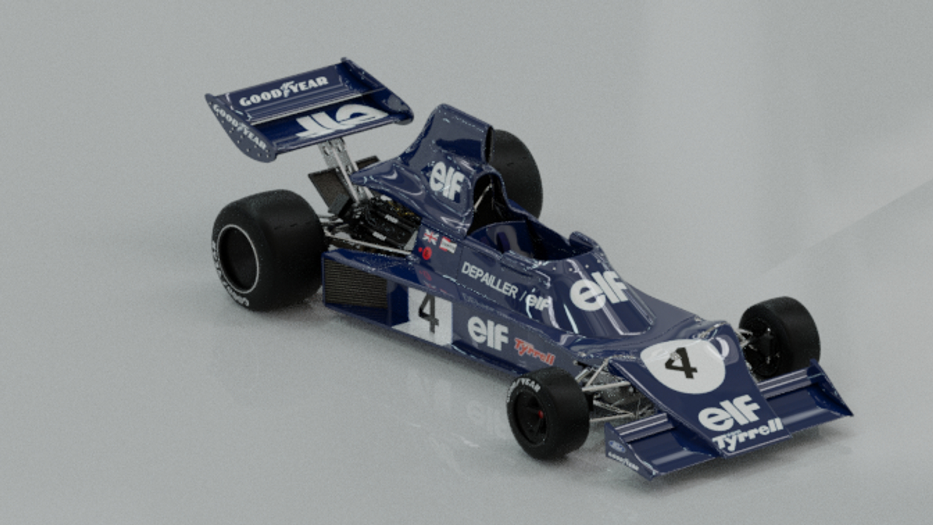 3D Tyrrell 007 1975 - TurboSquid 1649269