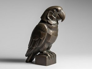 Parrot Sculpture - 3D Print model 3D model