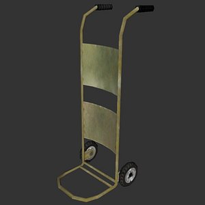 dolly hand cart 3d 3ds