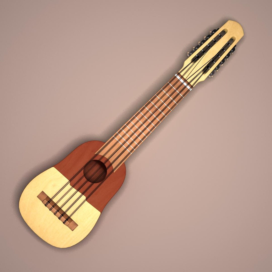 Charanguito Musical Instrument 3d Max