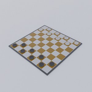 3D Checkers Board game